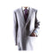 Mens Single Breasted Gray Two Button Notch lapel Topcoat