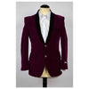 Mens Single Breasted Two Button Purple Slim Fit Blazer