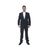 Mens Two Button Black Shawl Lapel Blazer Sport Coat