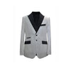 Mens Two Button Peak Lapel White Sport Coat