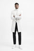 Mens White Overcoat - White Topcoat