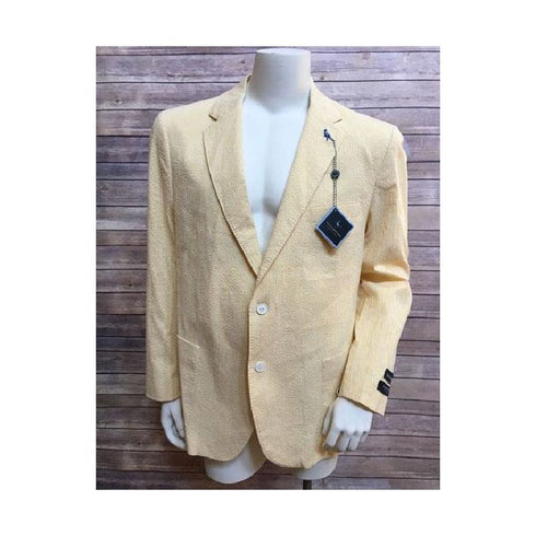 Mens Yellow Canary Two buttons blazer Sport coat