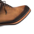 Mezlan Cognac Asymmetric Plain Toe Oxford