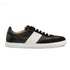 Mens Mezlan Wyatt Two Tone Calfskin & Suede Sneaker in White & Grey