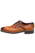 Gavino Cognac Calfskin Leather Mens Oxford By Mezlan Made In Spain Brand