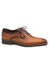 Gavino Cognac Calfskin Leather Mens Oxford By Mezlan Made In Spain Brand