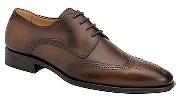 Mezlan Mens Wingtip Oxford Dress Shoe Brown
