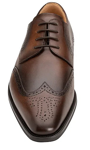 Mezlan Mens Wingtip Oxford Dress Shoe Brown