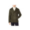 Three Closure Button Olive OuterWear PeaCoat