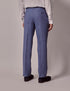 Mens Linen Suit For Beach Wedding - Summer Suit in Mid Blue