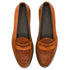 Zelli Milan Genuine Crocodile and Calfskin Loafer in Cognac