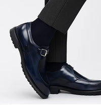Carrucci Moc Toe Single Monk Loafer