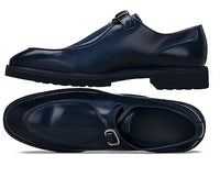 Carrucci Moc Toe Single Monk Loafer