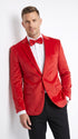 Men’s Red Dinner Jacket, Formal Tuxedo Evening Jacket for Weddings Prom and Parties