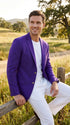 Neil Allyn Men’s Purple Blazer Jacket, Career Basics Formal Sport Coat for Business and Events