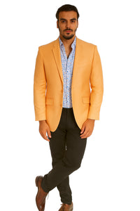 Men's Two Button Single Breasted Dylan Orange Fit Blazer