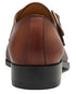 Monk Strap Buckle Leather Shoes