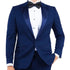 Peak Lapel Tuxedo Separates Coat, Navy by ZeGarie
