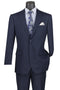 Navy Regular Fit Two Piece Suit