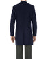 Navy Fall/Winter Essential Slim Fit Overcoat Wool Blend