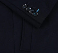 Navy Fall/Winter Essential Slim Fit Overcoat Wool Blend