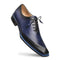 Navy Asymmetric Plain Toe Oxford By Mezlan Made In Spain Brand