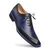 Navy Asymmetric Plain Toe Oxford By Mezlan Made In Spain Brand