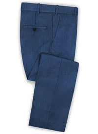 Navy Blue 2 Pieces Mens Suit with Notch Lapel Business Tuxedos Wedding