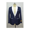 Navy Blue White Tuxedo Dinner Jacket And Blazer Two Toned