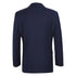 Mens Basic Two Button Classic Fit Navy Wool Sport Coat Blazer