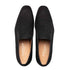 Notte Black Glass Suede Slip On Shoes By Mezlan Made In Spain Brand