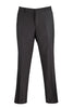 Modern Fit Black Dress Pants Flat Front Pre-Hemmed