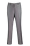 Modern Fit Medium Gray Dress Pants Flat Front Pre-Hemmed