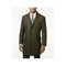 Olive Green Wool Carcoat Single Breasted Two Button Carcoat