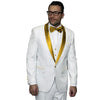 One Chest Pocket Alberto Nardoni One Button Gold Tuxedo