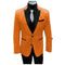 Orange Alberto Nardoni Single Breasted Peak Lapel Tuxedo