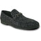 Bravo Mens Modern Glitter Sequin Prom Tuxedo Buckle Loafer in Black - Men's Dress Shoes
