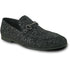 Bravo Mens Modern Glitter Sequin Prom Tuxedo Buckle Loafer in Black - Men's Dress Shoes