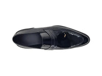 Carrucci Patent Leather Tuxedo Penny Loafer