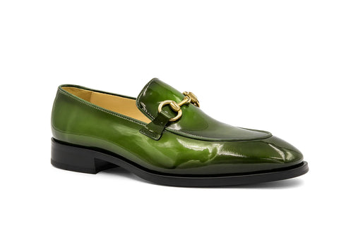 Patent Leather Buckle Loafer