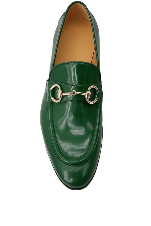 Patent Leather Horse Bit Loafer