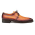 Principe Tan/Rust Patina Leather Men’s Derby Shoes By Mezlan Made In Spain Brand