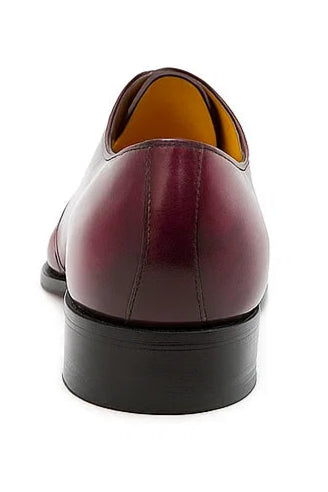 Patina Finish Calfskin Lace-up Shoe