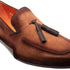 Men's Pavese Sport Hand-Burnished Suede Tassel Slip-On Shoes By Mezlan Made In Spain Brand