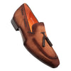 Men's Pavese Sport Hand-Burnished Suede Tassel Slip-On Shoes By Mezlan Made In Spain Brand
