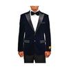 Peak Lapel Tuxedo Dinner Jacket Mens Navy Blazer