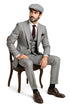 Peaky Blinders Suit - Vintage Gray Tweed