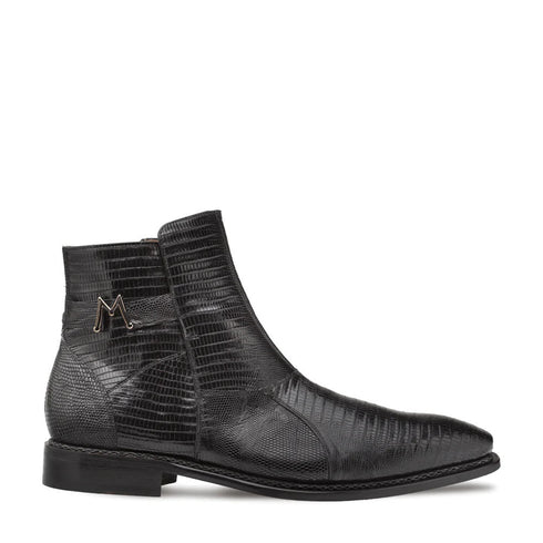 Peninsula Lizard Emblem Boot Black By Mezlan Made In Spain Brand