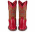 Los Altos Red Teju Lizard Square Toe Women's Western Boot