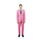 Pink Alberto Nardoni Notch Lapel Classic Fit Suit